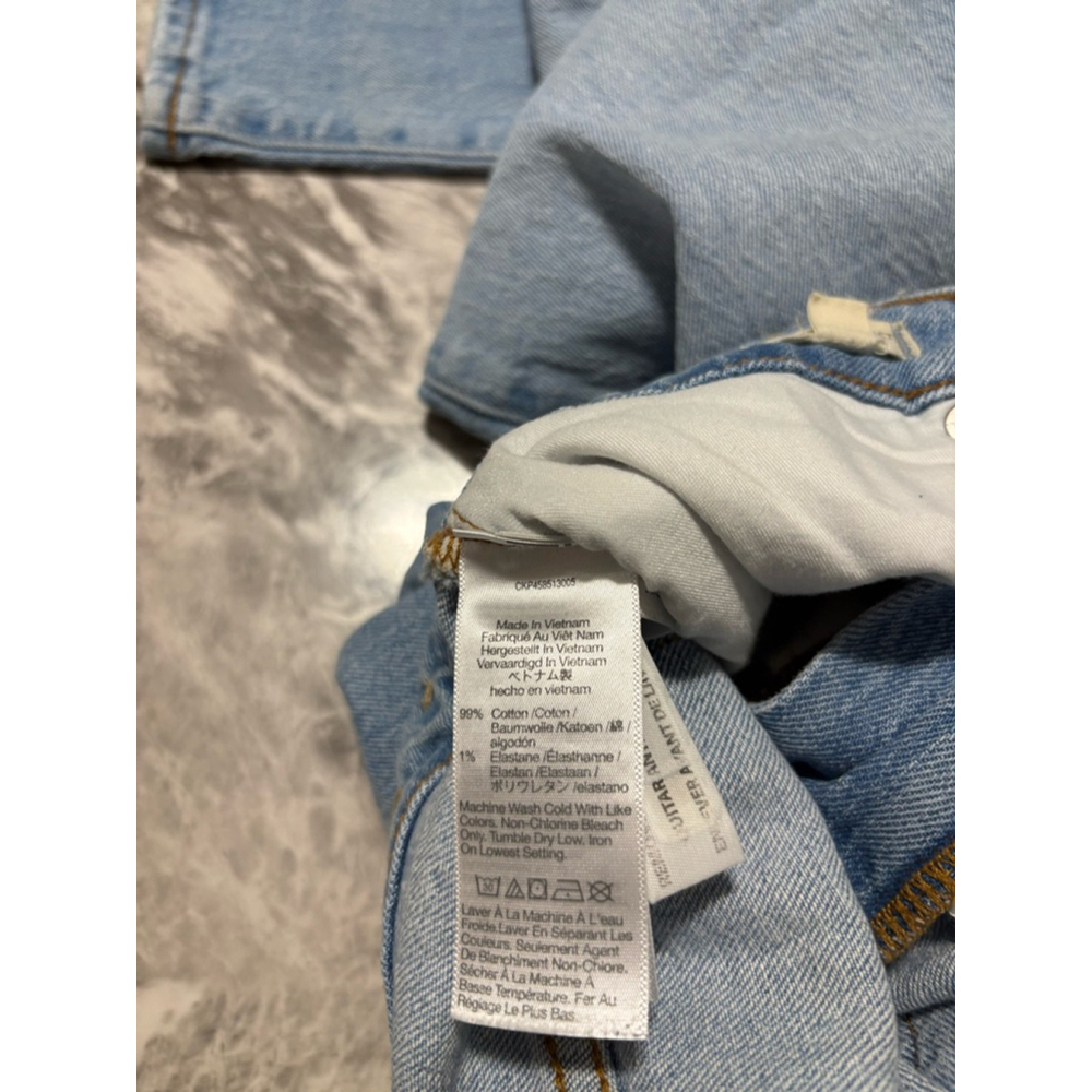 Womens Madewell The Curvy Perfect Vintage Straight Jean in Seyland Wash Sz 27 - Picture 8 of 10
